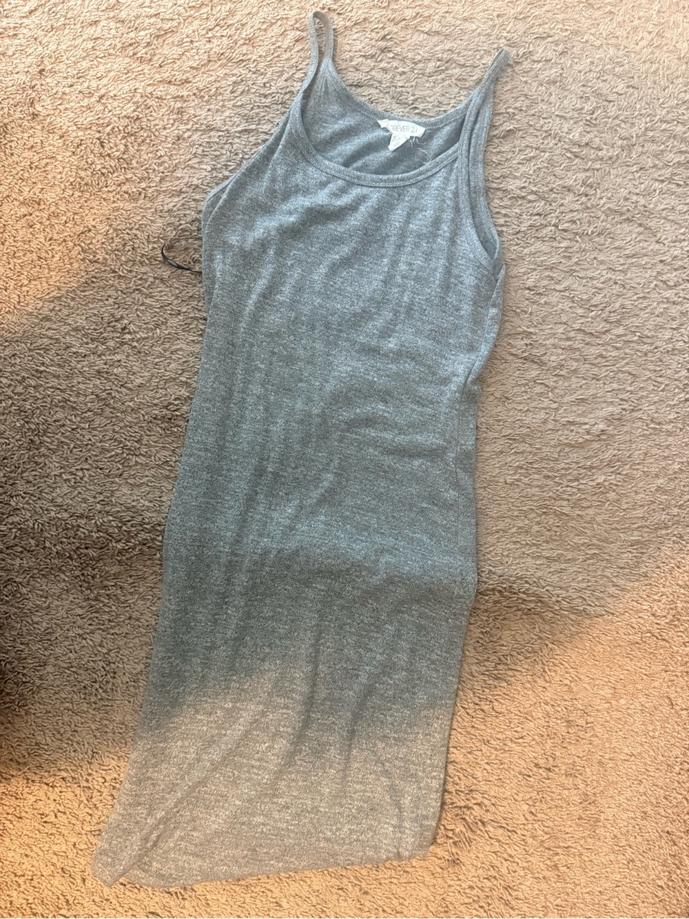 Forever 21 Gray Knit Tank Dress